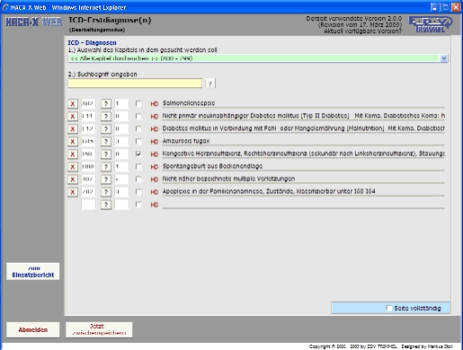 ICD-Code ermitteln