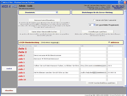 Administrierungs-Tool