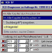 ICD-Code ermitteln (Hauptdiagnose festlegen)